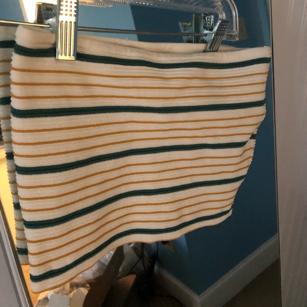Colorful Striped Tube Top